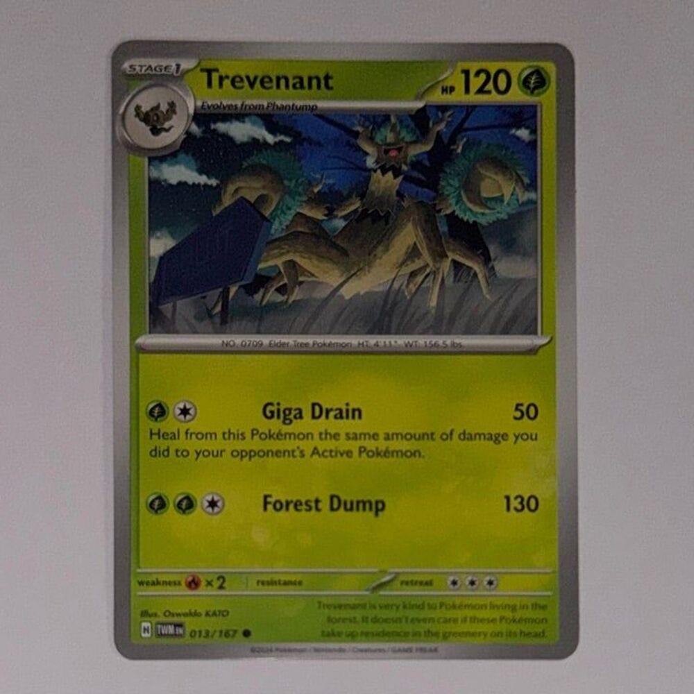Pokémon Card: Trevenant #13/167 (Pokemon Twilight Masquerade)